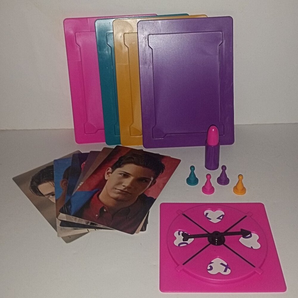 Sealed With A Kiss Board Game Replacement Pieces Vintage 1995 Rose Art Frames